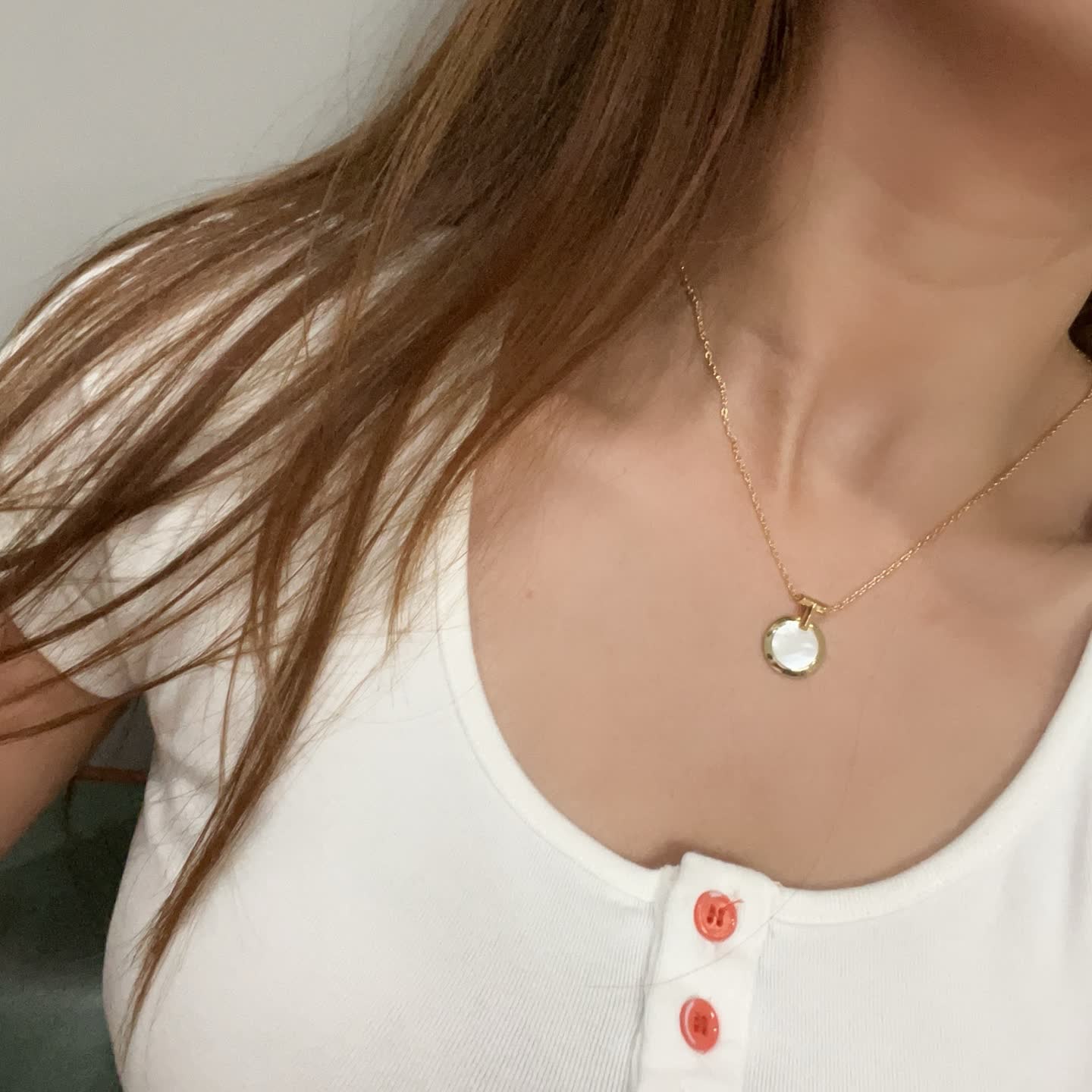 Tiffany & Co Elegant Circle Pendant Necklace